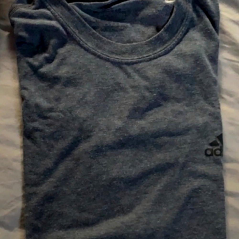 Adidas Ultimate 2.0 T Shirt Sz Large Slate Gray